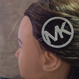 #169 Michael Kors Crystal-Embellished Gold Hair Clip
